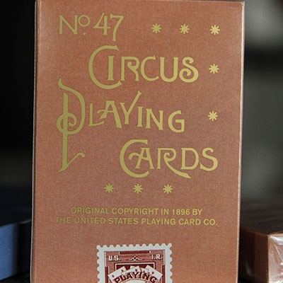 Circus No. 47 (Peach) Playing Cards by USPCC