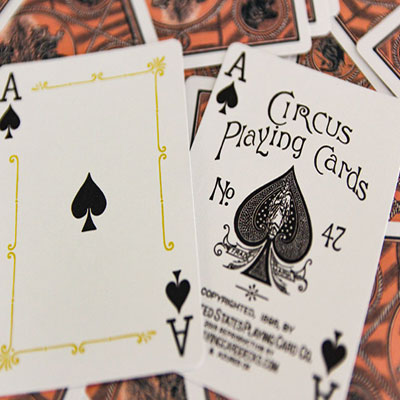 Circus No. 47 (Peach) Playing Cards