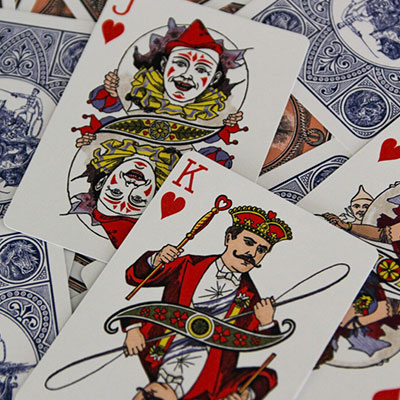 Circus No. 47 (Peach) Playing Cards