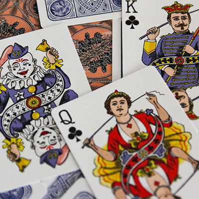 Circus No. 47 (Peach) Playing Cards