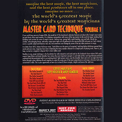 Master Card Technique Volume 1