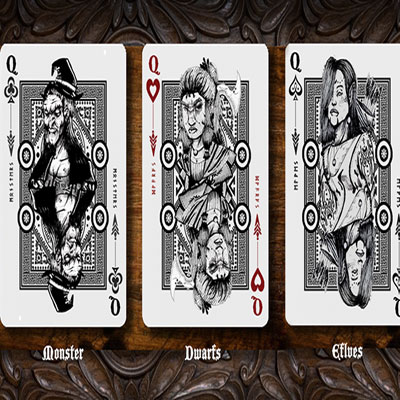 Blood and Beast (Silver) Playing Cards