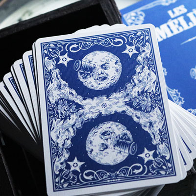 Les Melies Conquest Blue Playing Cards