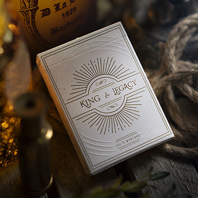 King and Legacy: Gold Edition Marked Playing Cards by USPCC