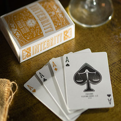 Integrity (Gold) Playing Cards