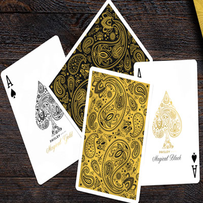 Paisley Magical Gold Playing Cards