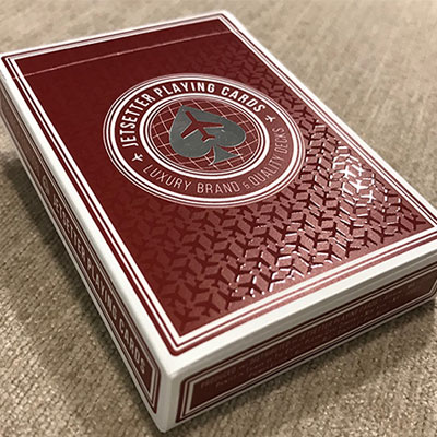Premier Edition in Restricted Red by Jetsetter Playing Cards