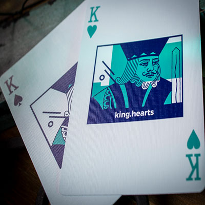 Sinis (Turquoise) Playing Cards