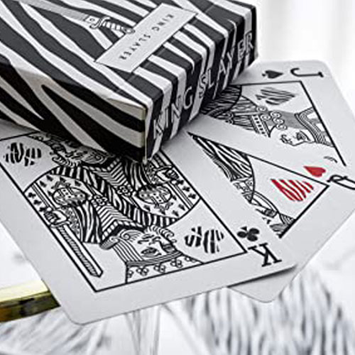 Zebra King Slayer Playing Cards