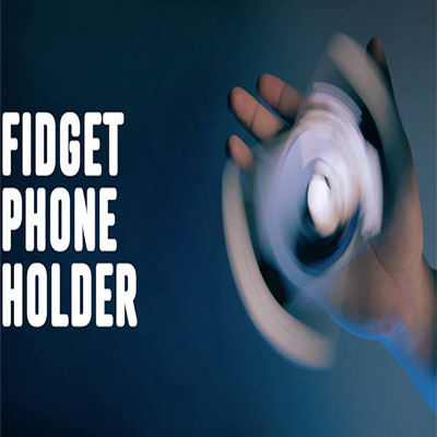 Fidget Phone Holder Pink by SansMind