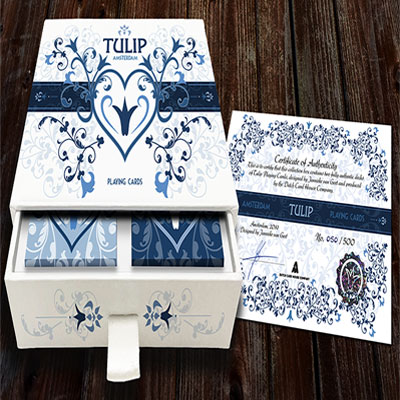 Limited Edition Tulip Playing Cards Set by Dutch Card House Company