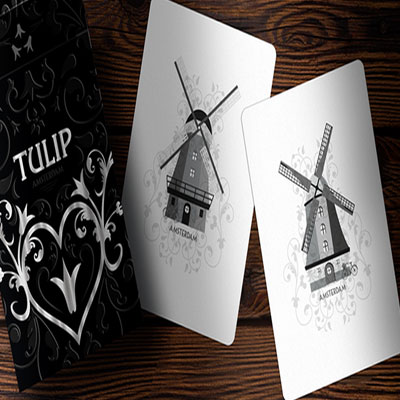 Black Tulip Playing Cards