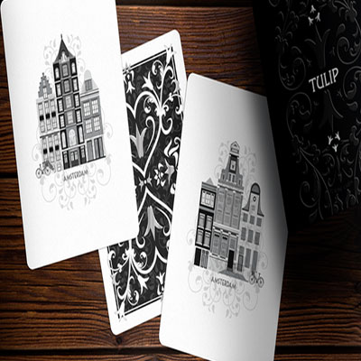 Black Tulip Playing Cards