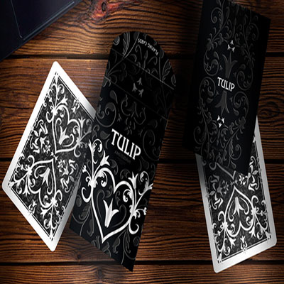 Black Tulip Playing Cards