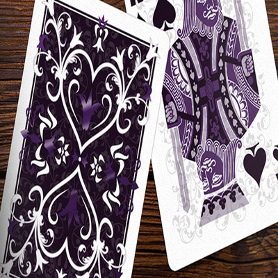 Purple Tulip Playing Cards