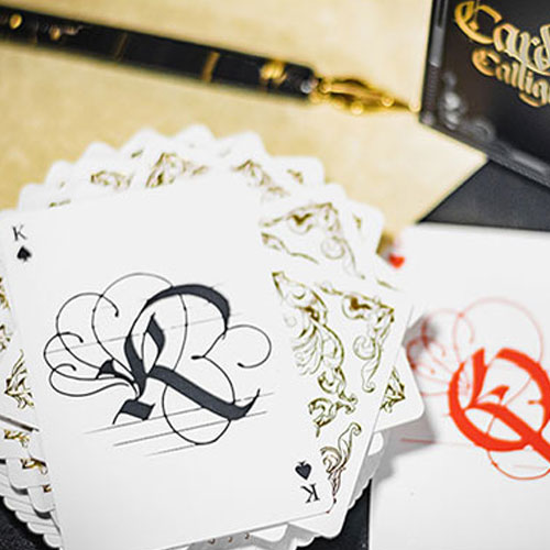 Cardistry x Calligraphy Golden Foil