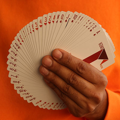 Pastels Orange Limited Edition Playing Cards