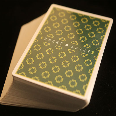 Limited Edition The Expert at the Card Table (Green) Playing Cards