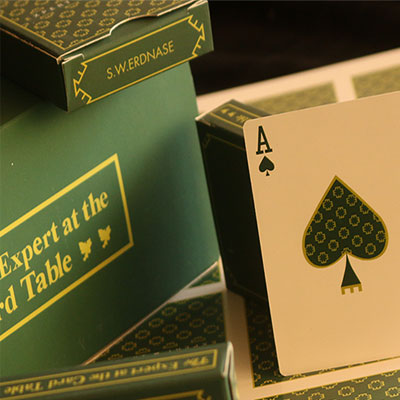 Limited Edition The Expert at the Card Table (Green) Playing Cards