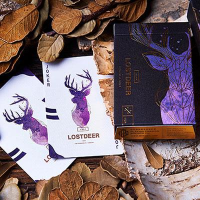Lost Deer Black Edition Playing Cards