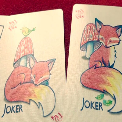 Red Fox Playing Cards