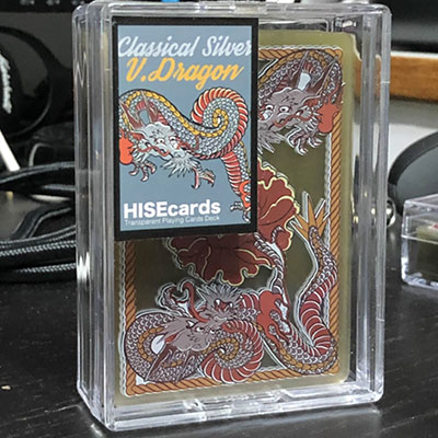 Dragon Transparent Playing Cards (Classic Silver)