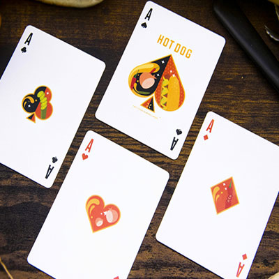 Hot Dog Playing Cards