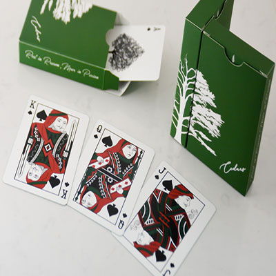 Cedar Playing Cards