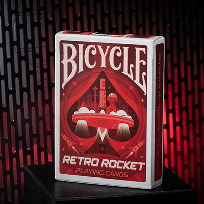 Retro Rocket Playing Cards by Douglas Fuchs